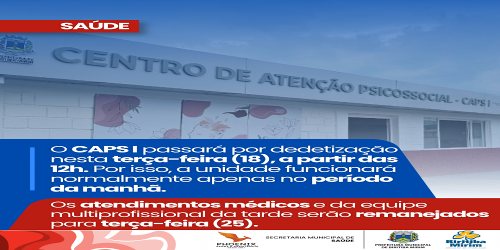 ATENÇÃO PACIENTES!