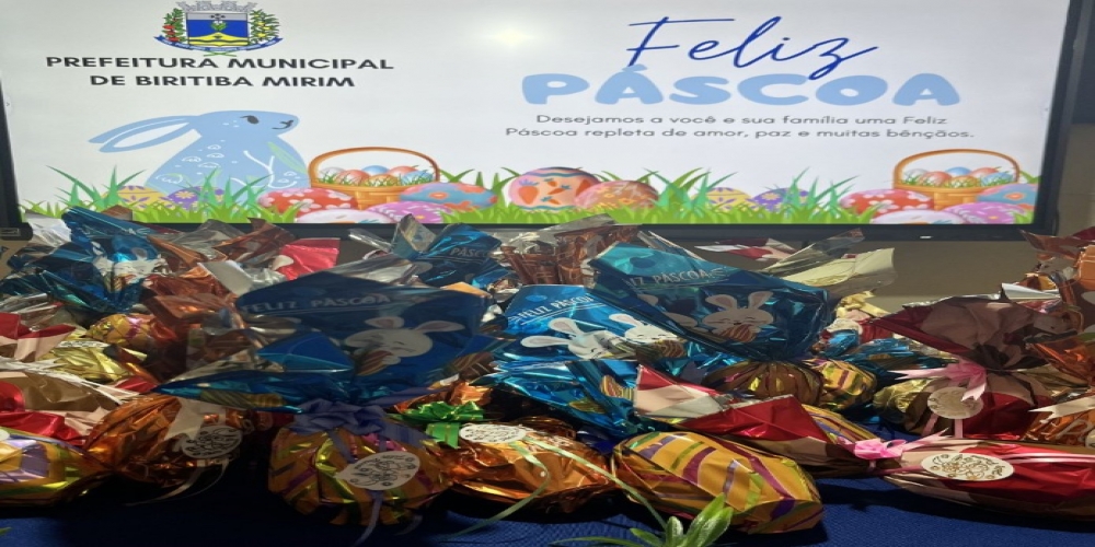 A P�SCOA CHEGOU NAS ESCOLAS MUNICIPAIS!
