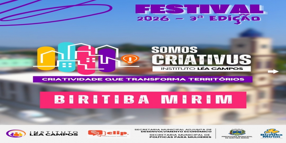 FEIRA CRIATIVA E EMPREENDEDORA CHEGA EM BIRITIBA NA PRÓXIMA SEXTA (24)