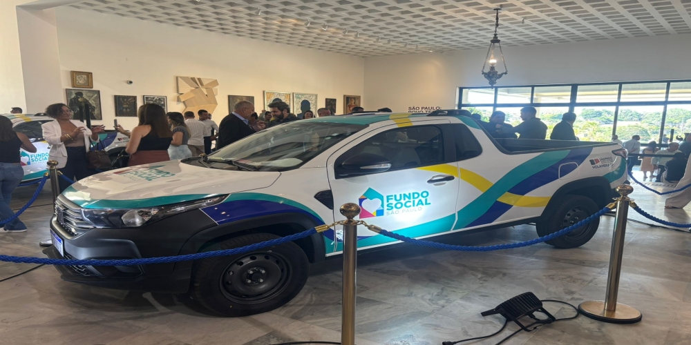 FUNDO SOCIAL DE BIRITIBA MIRIM RECEBE NOVA CAMINHONETE ATRAVÉS DO PROGRAMA DE EQUIPAGEM DOS FUNDOS SOCIAIS
