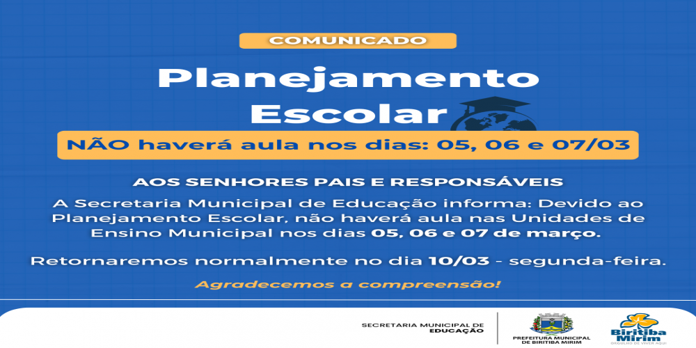 ATENÇÃO AO COMUNICADO